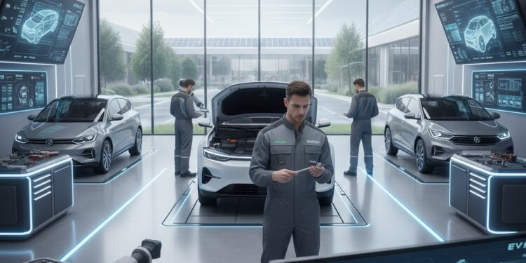 الدليل الشامل لصيانة السيارات الكهربائية (EV) في الإمارات