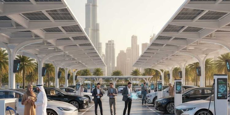 شبكة شحن السيارات الكهربائية في الإمارات: دليل شامل 2026