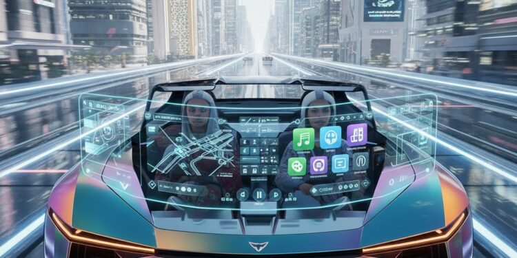 أنظمة الترفيه والمعلومات المتقدمة في السيارات الكهربائية